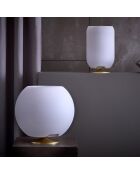 Lampe Enceinte Bluetooth sans fil Atmos par Jacob Jensen Design laiton - 21.5x21.5x35.3 cm