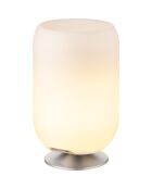 Lampe Enceinte Bluetooth sans fil Atmos par Jacob Jensen Design argenté brossé - 21.5x21.5x35.4 cm