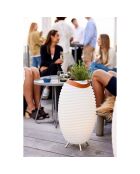 Lampe Enceinte Bluetooth sans fil Synergy 65  blanche - 41x41x71.5 cm