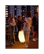 Lampe Enceinte Bluetooth sans fil Synergy 65  blanche - 41x41x71.5 cm