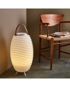Lampe Enceinte Bluetooth sans fil Synergy 65  blanche - 41x41x71.5 cm