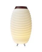 Lampe Enceinte Bluetooth sans fil Synergy 65  blanche - 41x41x71.5 cm