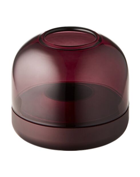 Portacandele viola Glow 08 - D.9,4x8,1 cm