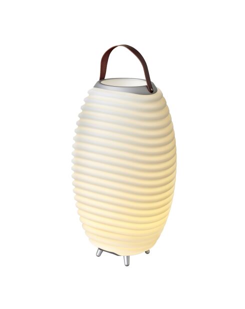 Lampe Enceinte Bluetooth sans fil Synergy 65  blanche - 41x41x71.5 cm