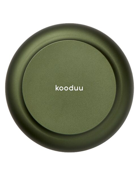 Bougeoir Glow 08  vert - D.9.4x8.1 cm