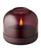 Bougeoir Glow 08  violet - D.9.4x8.1 cm
