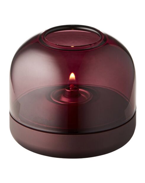 Portacandele viola Glow 08 - D.9,4x8,1 cm