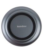 Bougeoir Glow 08  gris bleu - D.9.4x8.1 cm