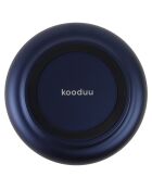 Bougeoir Glow 08  bleu foncé - D.9.4x8.1 cm