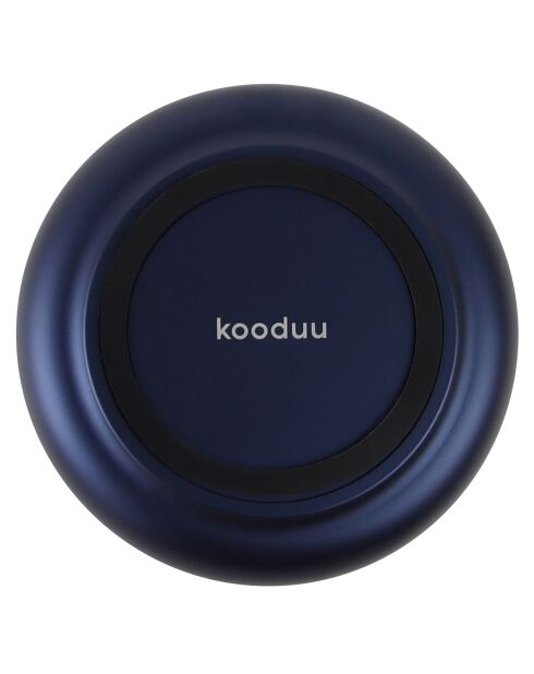 Bougeoir Glow 08  bleu foncé - D.9.4x8.1 cm