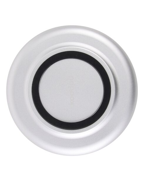 Bougeoir Glow 10 blanc argenté - D.9.4x9.3 cm