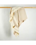 Fouta Rayée lin - 100x200 cm