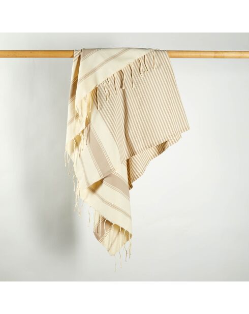 Fouta Rayée lin - 100x200 cm