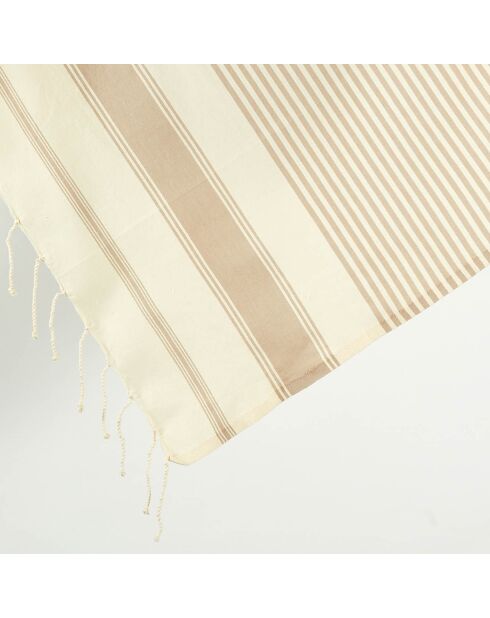 Fouta Rayée lin - 100x200 cm
