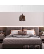Sospensione Akin marrone - 20x15x60 cm