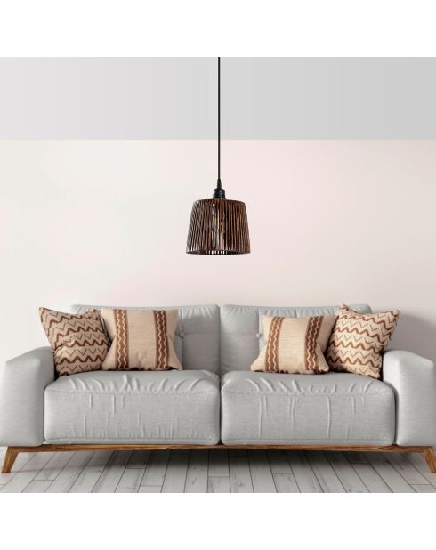 Sospensione Akin marrone - 20x15x60 cm