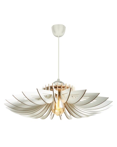 Suspension Daisy 160-T blanche - D.52x11x45 cm