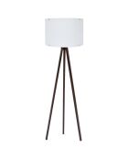 Lampada da terra 128 bianco/marrone chiaro - D.38x25 cm
