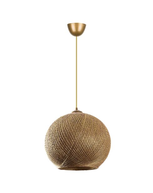 Suspension Nest  doré/marron - D.38x34x70 cm