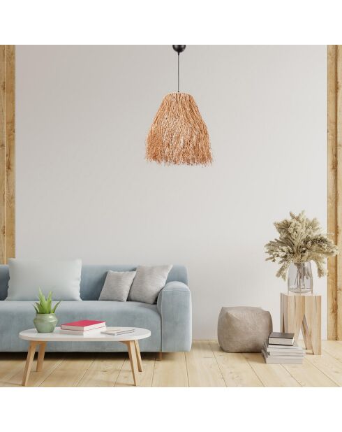 Suspension Fringe naturel - D.35x18x98 cm