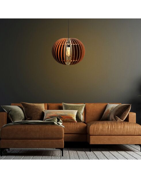 Suspension Sphere big marron clair - 33x36 cm