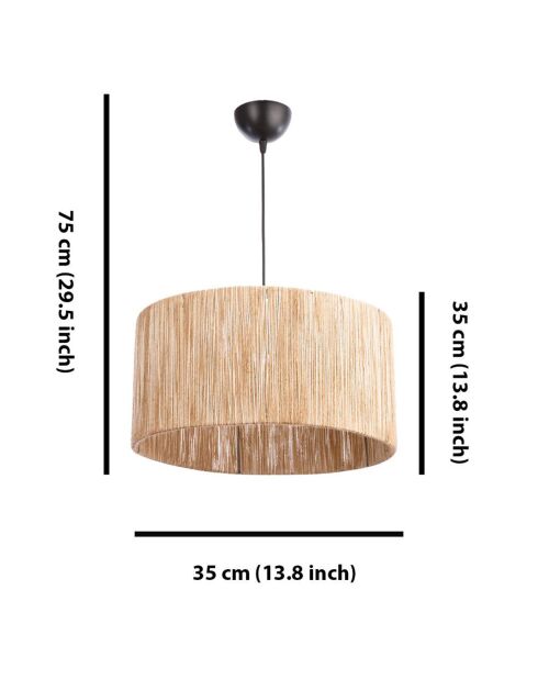 Suspension Cane naturelle - D.40x20x75 cm