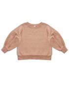 Sweat Etoile en Coton mélangé vieux rose