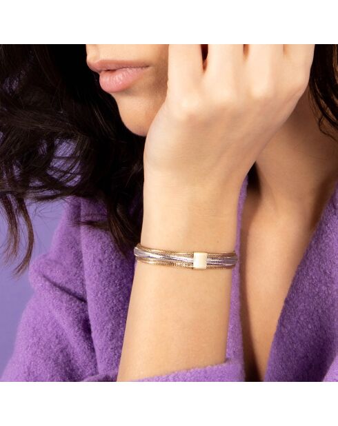 Bracelet Vico Scintillant or bicolore