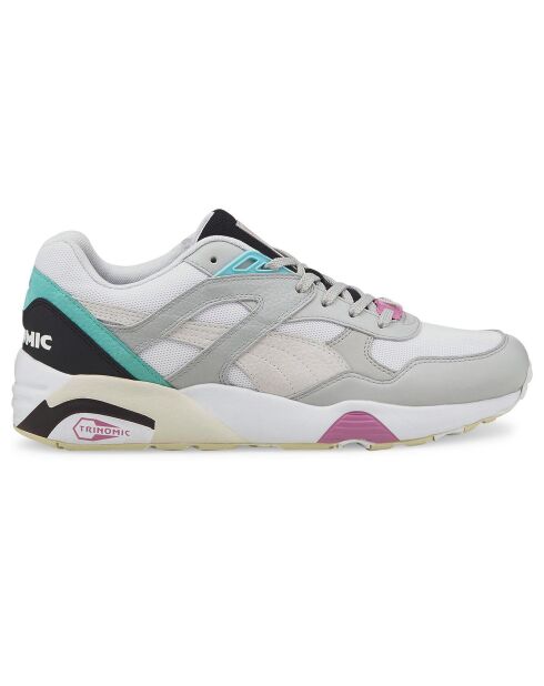 Baskets R698 Rc gris/blanc/bleu