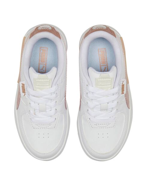Baskets en Cuir Cali Dream Shiny Pack blanc/rose