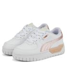 Baskets en Cuir Cali Dream Shiny Pack blanc/rose