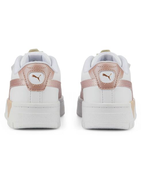 Baskets en Cuir Cali Dream Shiny Pack blanc/rose