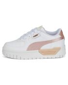 Baskets en Cuir Cali Dream Shiny Pack blanc/rose