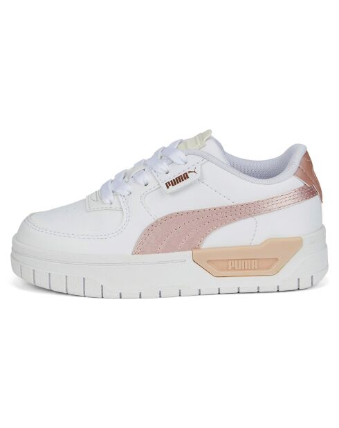 Baskets en Cuir Cali Dream Shiny Pack blanc/rose