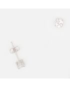 Boucle d'oreille unitaire Simply You Zirconium or blanc
