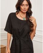 Robe 100% Lin Amerik noire