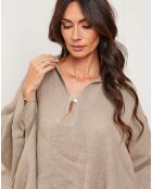 Tunique 100% Lin Brandy taupe