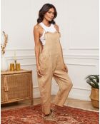 Salopette 100% Lin Corida camel