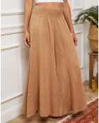 Pantalon 100% Lin Dagor camel