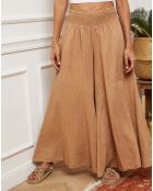 Pantalon 100% Lin Dagor camel
