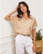 Top 100% Lin Fabioza camel