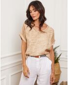 Top 100% Lin Fabioza camel