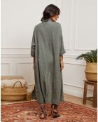 Kimono 100% Lin Hardy kaki