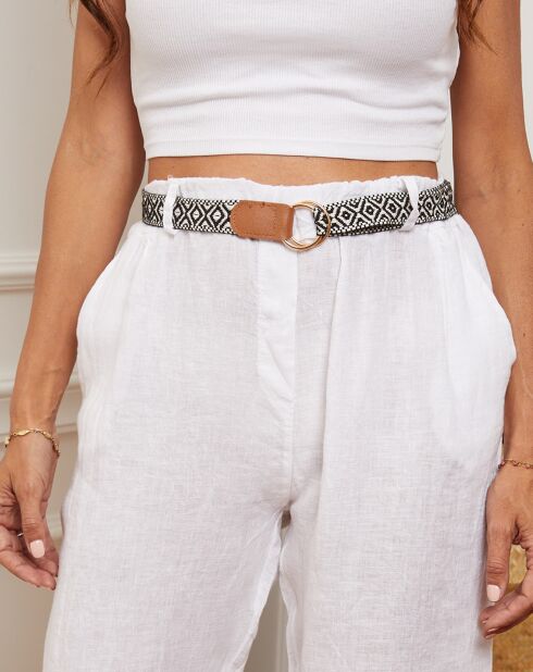 Pantalon 100% Lin Jarvis blanc
