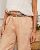 Pantalon 100% Lin Jarvis camel