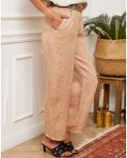 Pantalon 100% Lin Jarvis camel