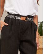 Pantalon 100% Lin Jarvis noir