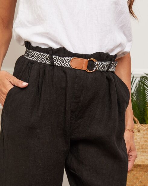 Pantalon 100% Lin Jarvis noir