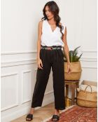 Pantalon 100% Lin Jarvis noir