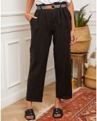 Pantalon 100% Lin Jarvis noir